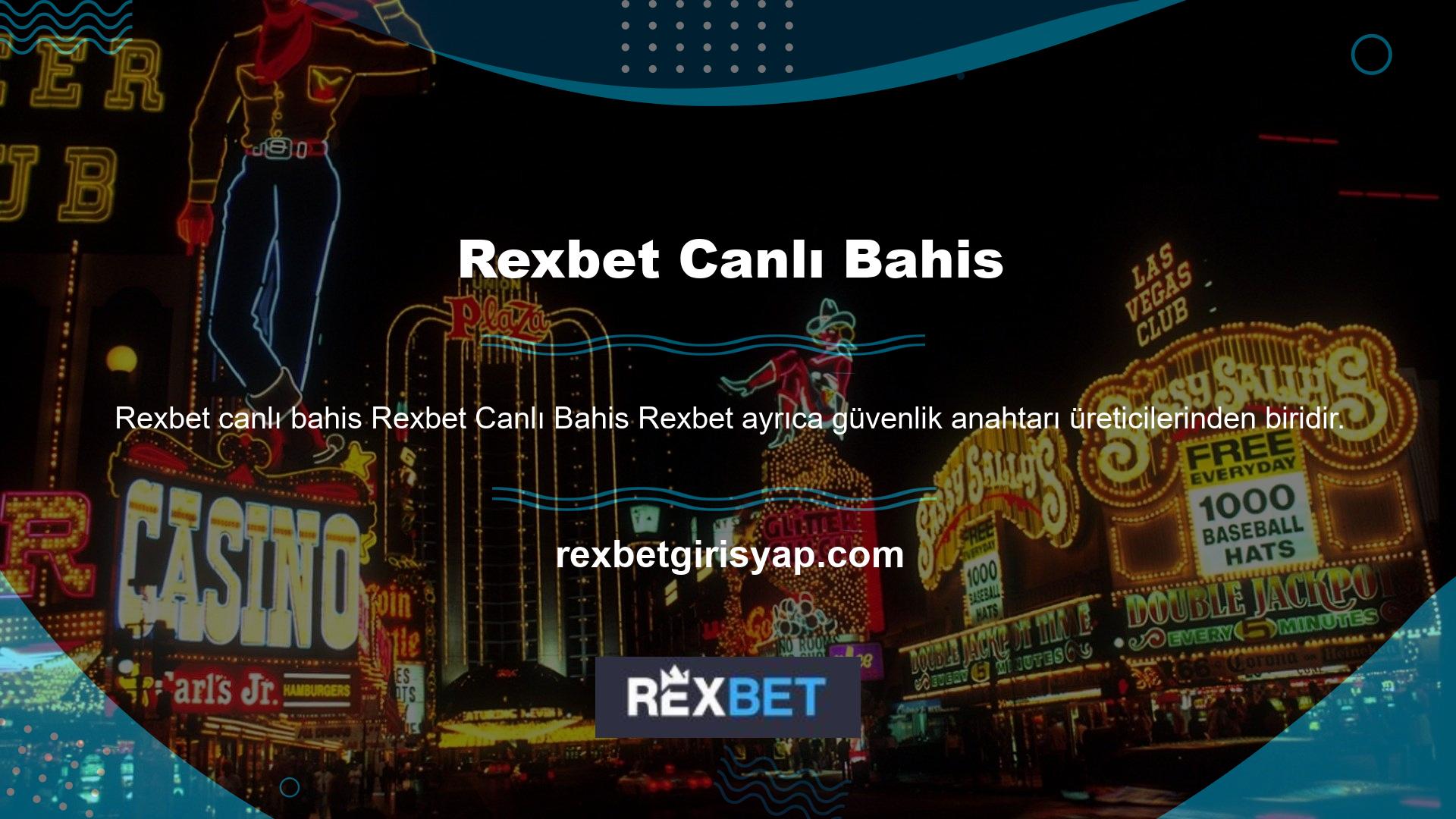 Rexbet, tüm Türk casino oyuncuları için en popüler ve güvenilir bahis sitelerinden biridir